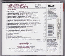 Load image into Gallery viewer, Kathleen Battle, Jean-Pierre Rampal : In Concert (CD, Album)
