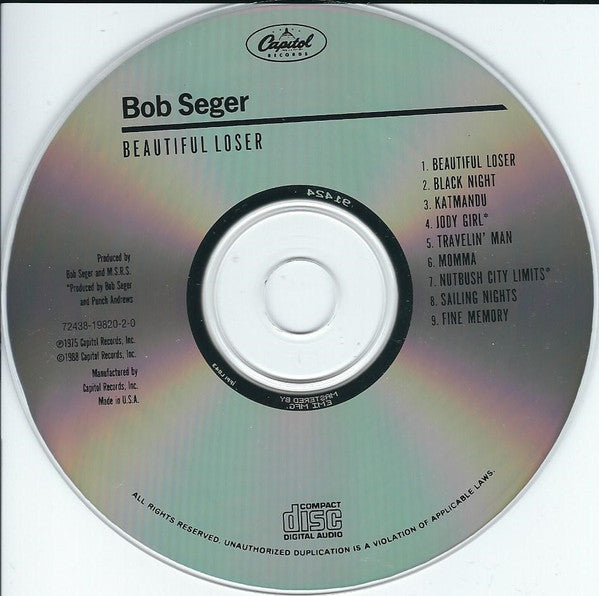 Buy Bob Seger : Beautiful Loser (CD) Online for a great price
