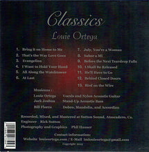 Load image into Gallery viewer, Louie Ortega : Classics (CD, Album)
