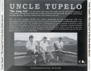 Uncle Tupelo : "The Long Cut" A One Hour Radio Special (CD, Promo)