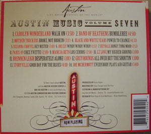 Various : Austin Music Volume Seven (CD, Comp)