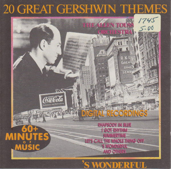 The Allen Toussaint Orchestra : 20 Great Gershwin Themes (CD, Album)