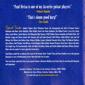 Paul Metsa And Sonny Earl : White Boys Lost In The Blues (CD, Album)
