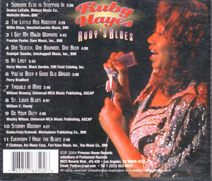 Ruby Hayes (2) : Ruby's Blues (CD, Album)