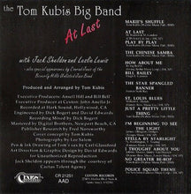 Load image into Gallery viewer, The Tom Kubis Big Band : At Last (CD)
