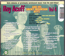 Load image into Gallery viewer, Roy Acuff And His Smoky Mountain Boys : The RC Cola Shows Vol. 4 (CD, Album)
