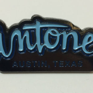 Antone's Enamel Pin - Blue - Miscellaneous