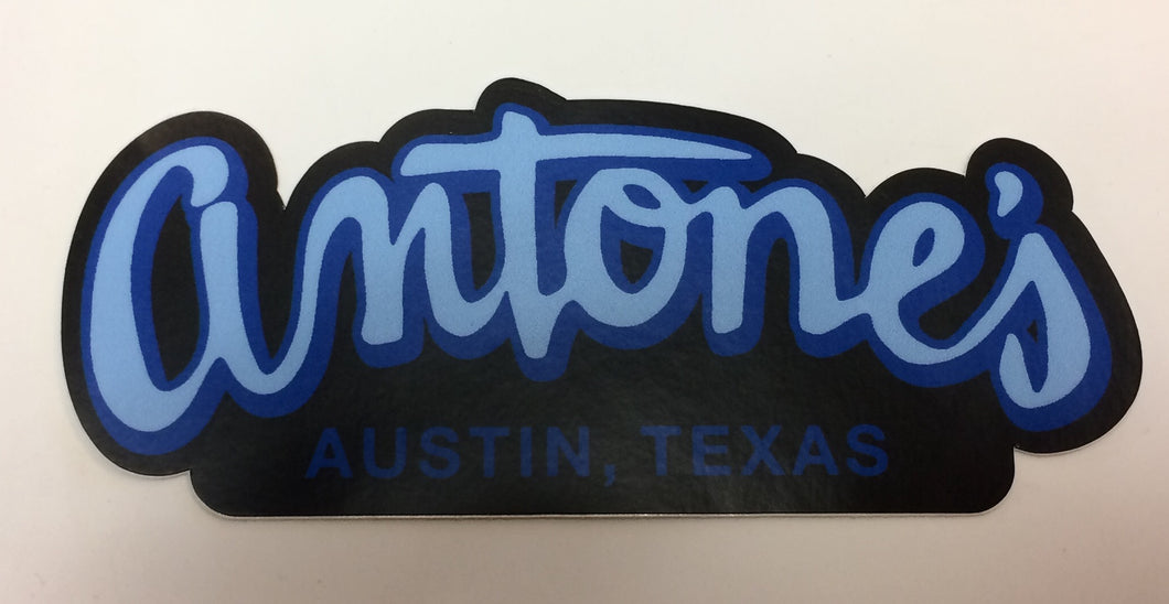 Antone's Sticker - Blue - Miscellaneous