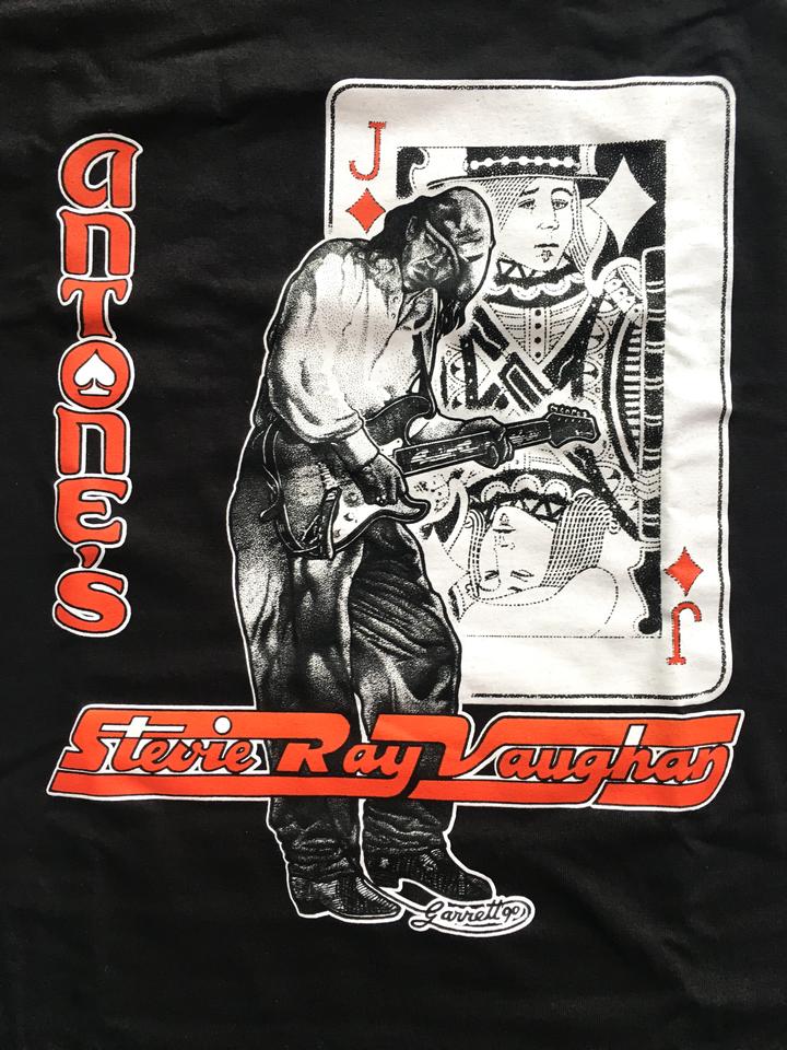 Stevie Ray Vaughan Antone's, Black, Xl - T-shirt