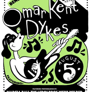 Omar Kent Dykes - Benefit Poster By Billie Buck - Poster