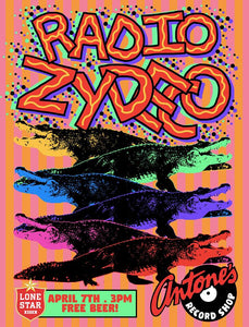 Radio Zydeco - Event Poster By Billie Buck - Poster