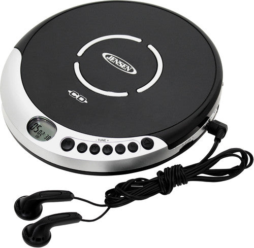 Jensen CD-60 Portable CD Player Black