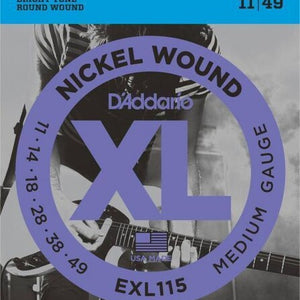 D'Addario Electric Guitar Strings 11-49
