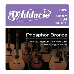 D'addario Guitar Strings (acoustic) - Phospher Bronze Custom Light .011-.052 - Music Equipment