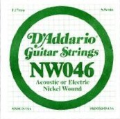 Single Guitar String - D'addario Nw046 - Music Equipment
