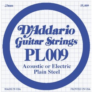 Single Guitar String - D'addario Pl009 - Music Equipment
