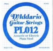 Single Guitar String - D'addario Pl012 - Music Equipment