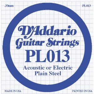 Single Guitar String - D'addario Pl013 - Music Equipment