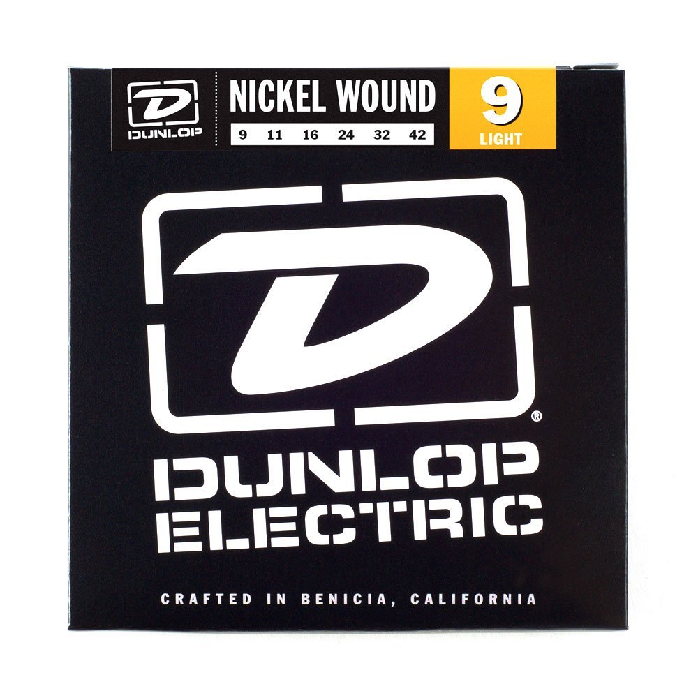 Dunlop Electric Guitar Strings - Nickel Wound 9 Light - Music Equipment