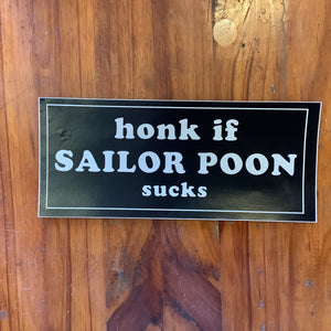 Sailor Poon Bumper Sticker