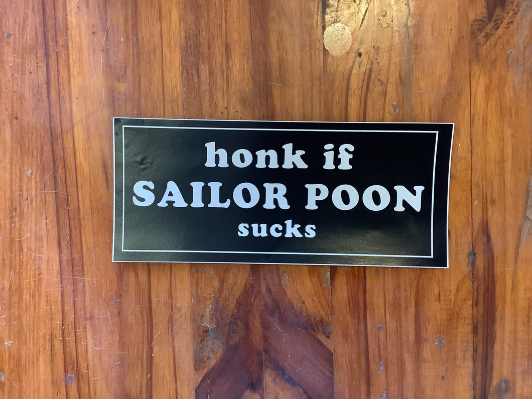 Sailor Poon Bumper Sticker