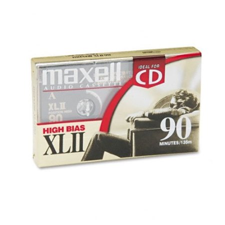 Maxell XLII 90 High Bias Blank Recordable Cassette Tape