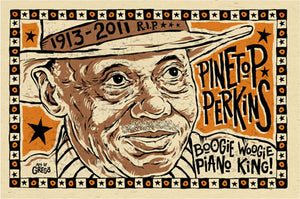 Pinetop Perkins - Mojohand Poster - Poster