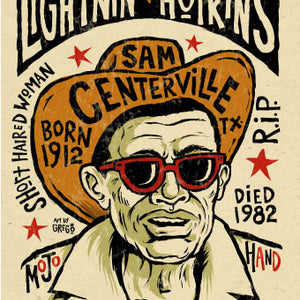 Lightnin Hopkins - Mojohand Poster - Poster