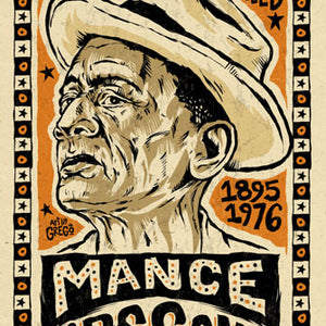 Mance Lipscomb - Mojohand Poster - Poster