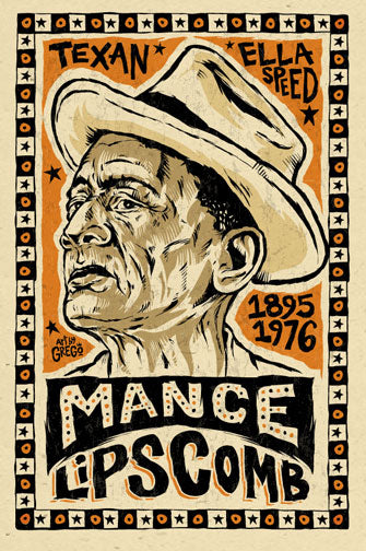 Mance Lipscomb - Mojohand Poster - Poster