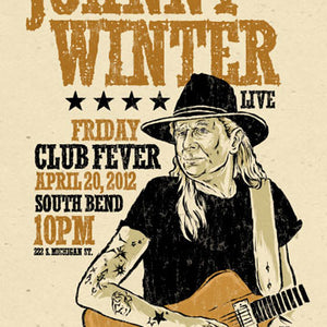 Johnny Winter - Mojohand Poster - Poster