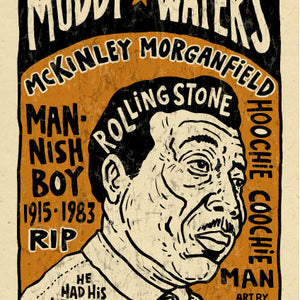 Muddy Waters - Mojohand Poster - Poster