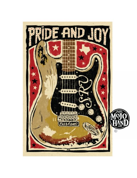 Stevie Ray Vaughan Pride and Joy - Mojohand Poster