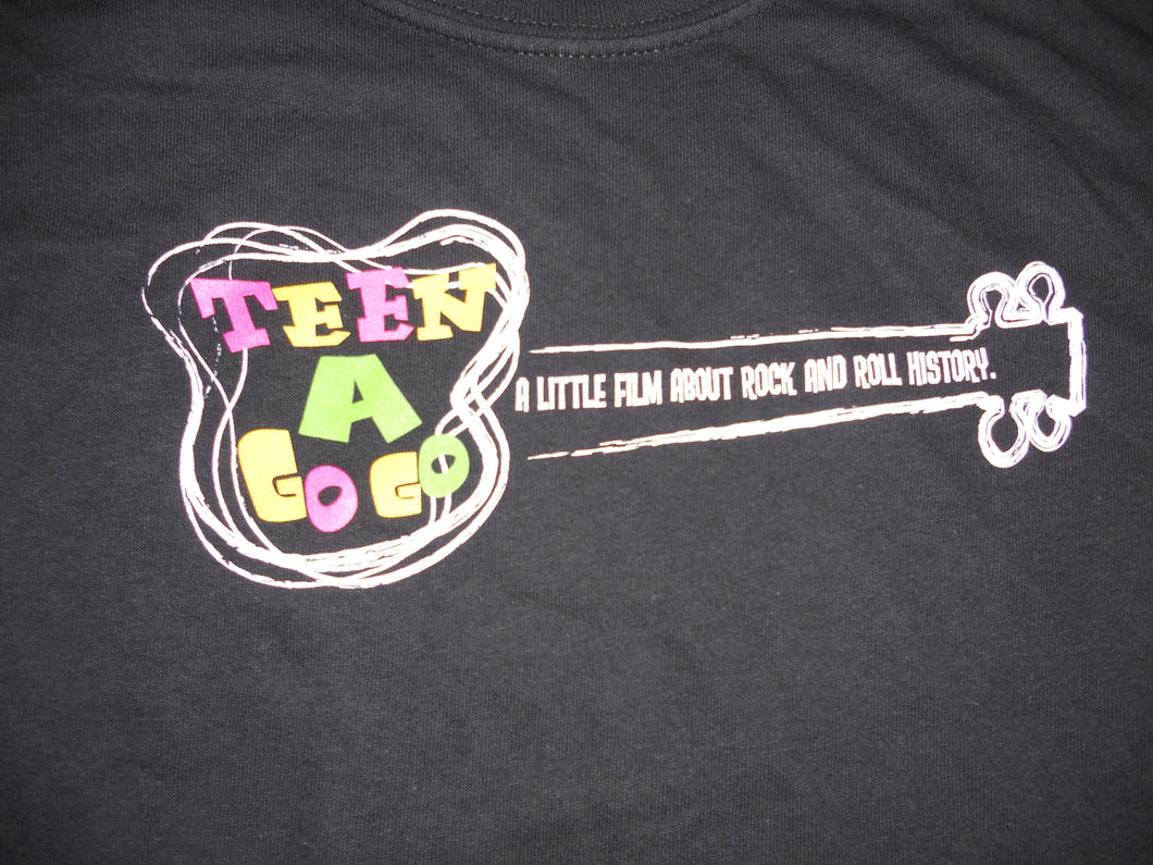 Teen A Go Go, Black, Women's Large - T-shirt