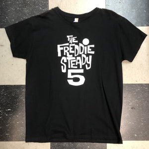 Freddie Steady 5 Logo, Black, Women's Large - T-shirt