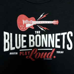 Bluebonnets Play Loud, Black, 2xl - T-shirt