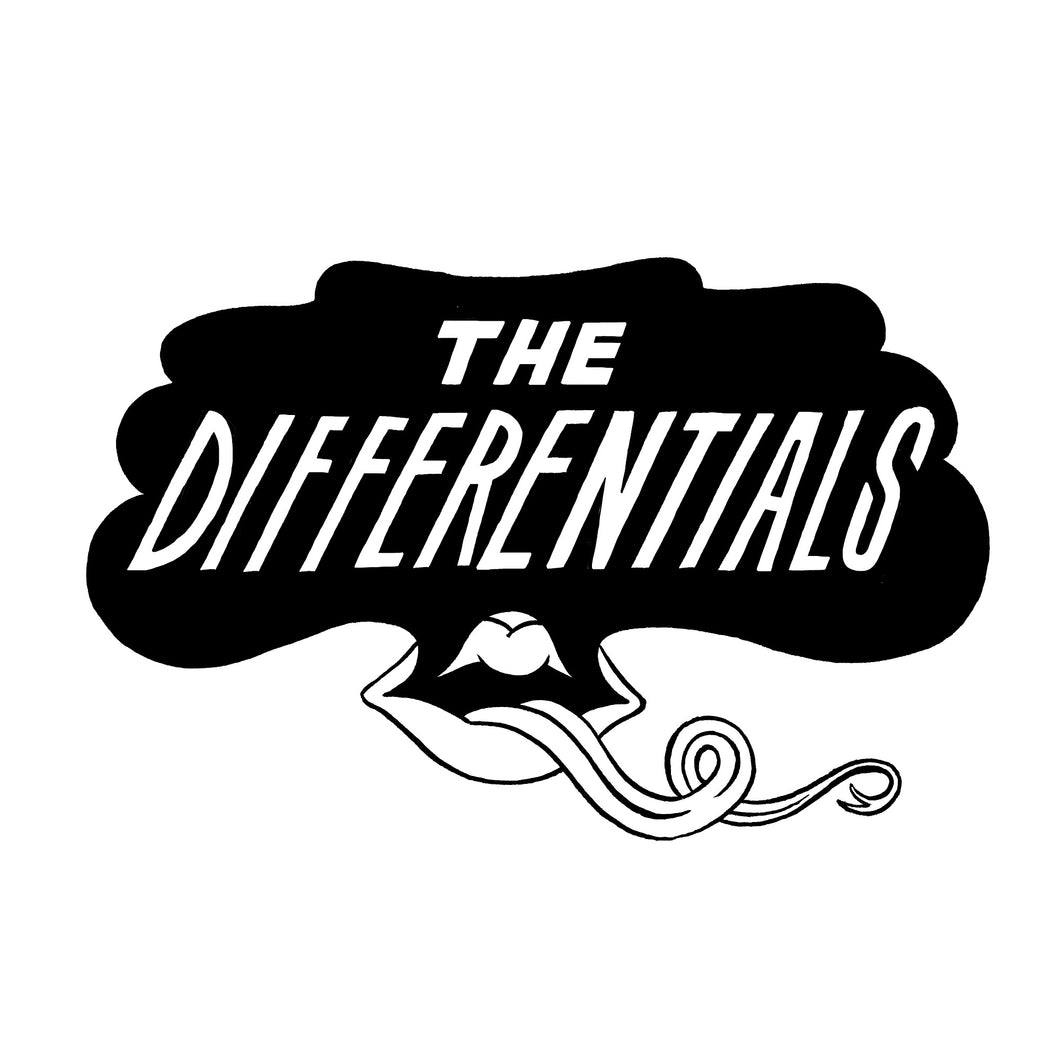 Differentials Lips Logo, White - T-shirt