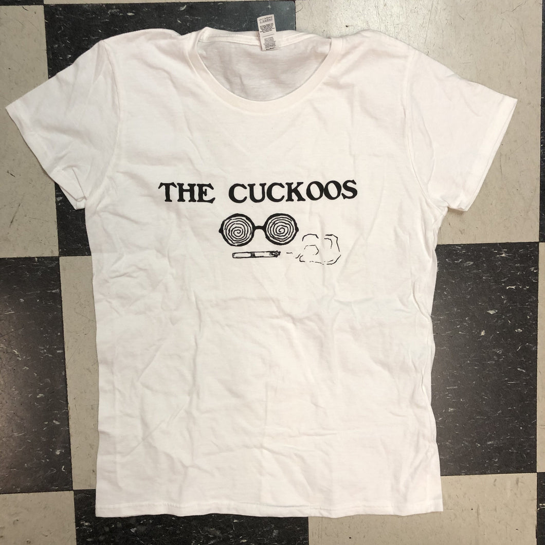 Cuckoos Cigarette, White, Women's Medium - T-shirt
